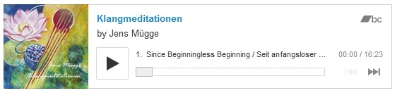 Höre das Album Klangmeditationen / Sound Meditations auf der Streaming Plattform bandcamp.com